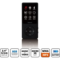 Lenco Mp3 Player 8 Gb Black